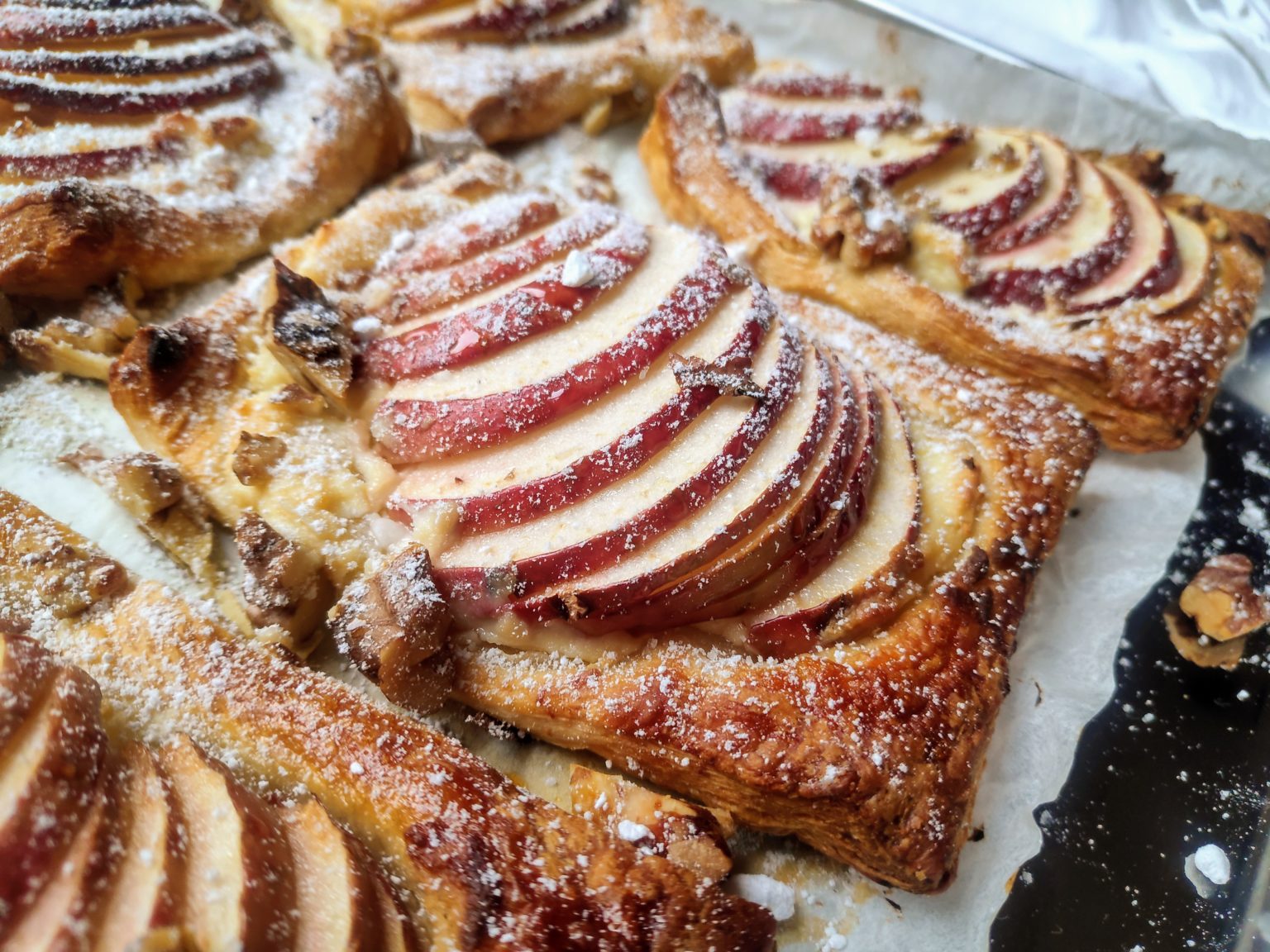 Apfel-Galettes mit Ricotta &amp; Honig - whenannacooks